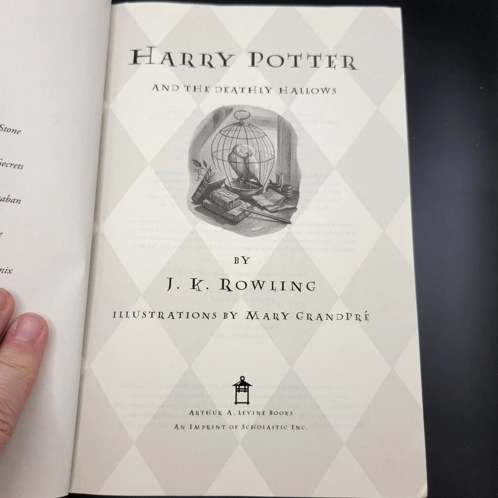 Harry Potter And The Deathly Hallows/ J.K. Rowling 2007 First Edition Hardcover
